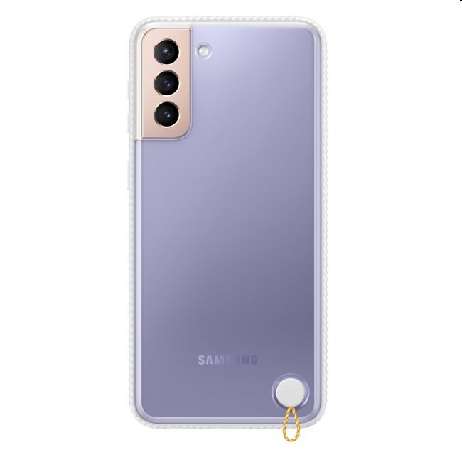 Puzdro Clear Protective Cover pre Samsung Galaxy S21 - G991B, white (EF-GG991C)