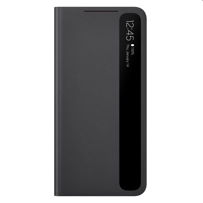 Puzdro Clear View Cover pre Samsung Galaxy S21 - G991B, black (EF-ZG991C) Puzdro Clear View Cover pre Samsung Galaxy S21 - G991B, black (EF-ZG991C)