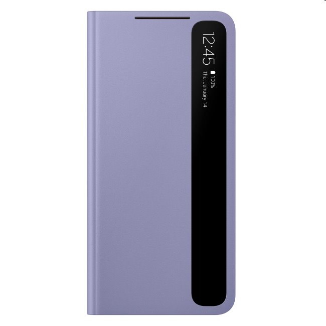 Puzdro Clear View Cover pre Samsung Galaxy S21 - G991B, violet (EF-ZG996C)