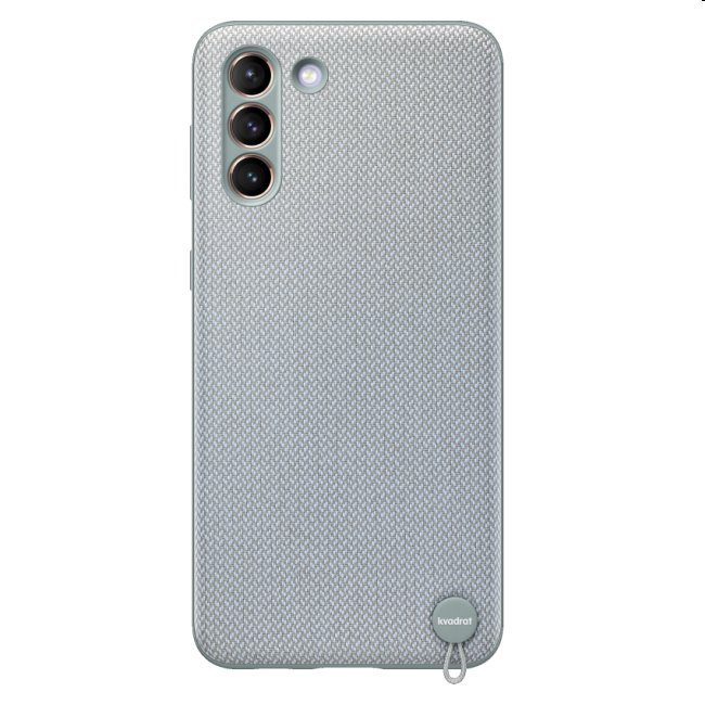 Puzdro Kvadrat Cover pre Samsung Galaxy S21 Plus - G996B, Mint Gray (EF-XG996F)