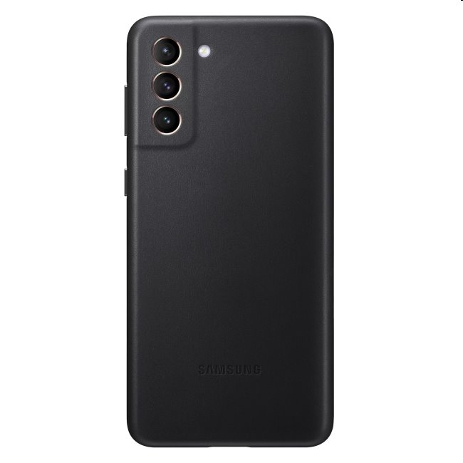 Puzdro Leather Cover pre Samsung Galaxy S21 Plus - G996B, black (EF-VG996L)