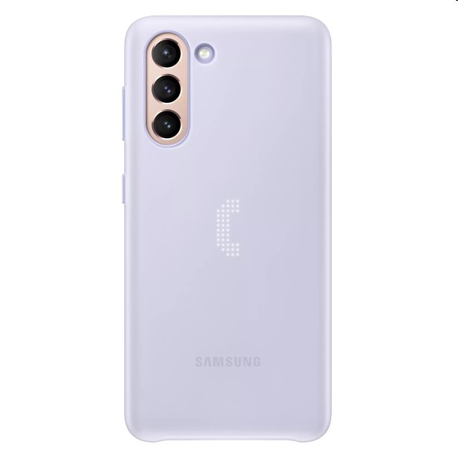 Puzdro LED Cover pre Samsung Galaxy S21 - G991B, violet (EF-KG991C)