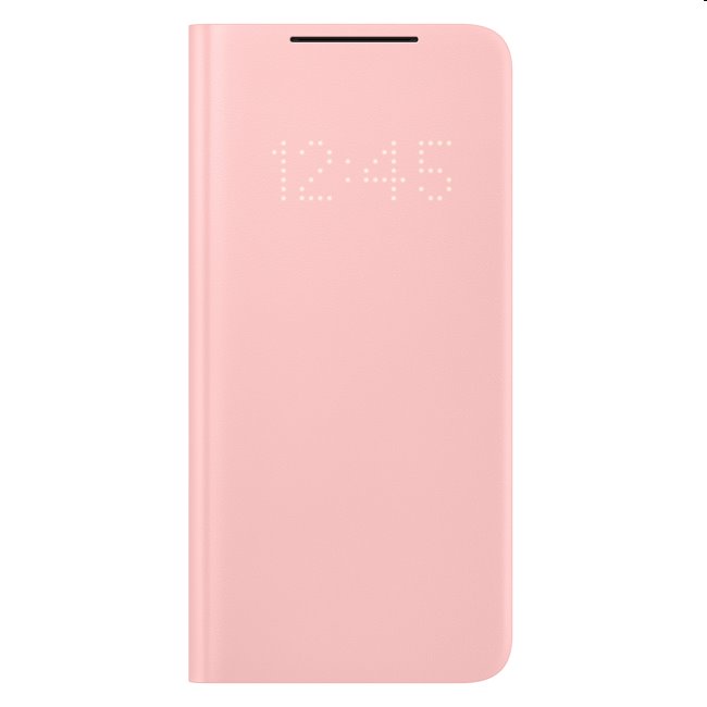Puzdro LED View Cover pre Samsung Galaxy S21 - G991B, pink (EF-NG991P)