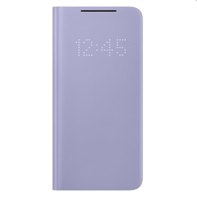 Puzdro LED View Cover pre Samsung Galaxy S21 - G991B, violet (EF-NG991P) EF-NG991PVEGEE