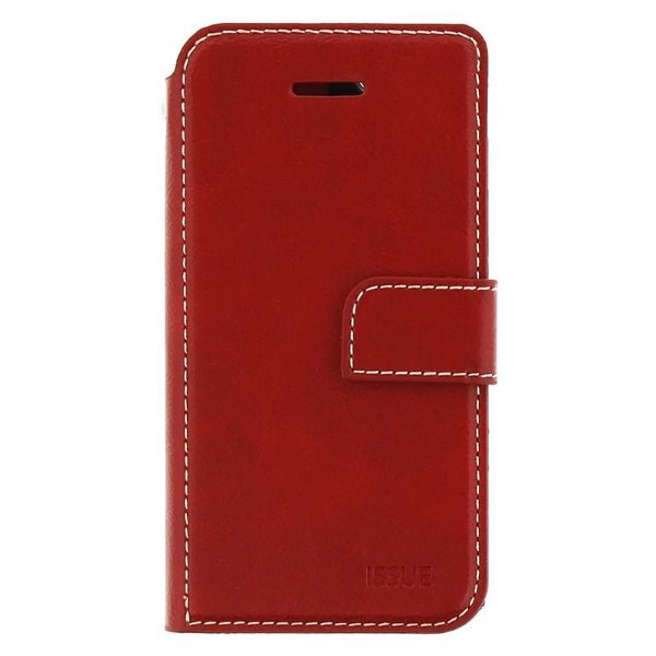 Puzdro Molan Cano Issue Book pre Xiaomi Redmi Note 9, červené