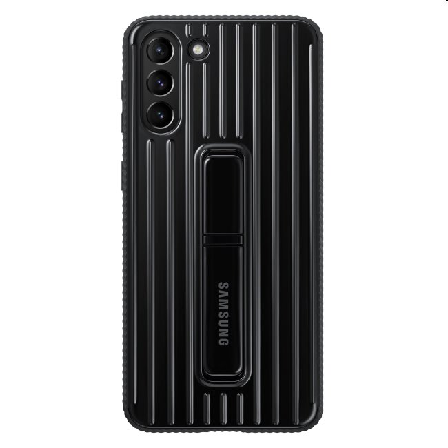 Puzdro Protective Standing Cover pre Samsung Galaxy S21 - G991B, black (EF-RG991C)