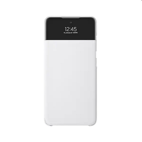 Puzdro S View Cover pre Samsung Galaxy A52/A52s, white (EF-EA525PW)