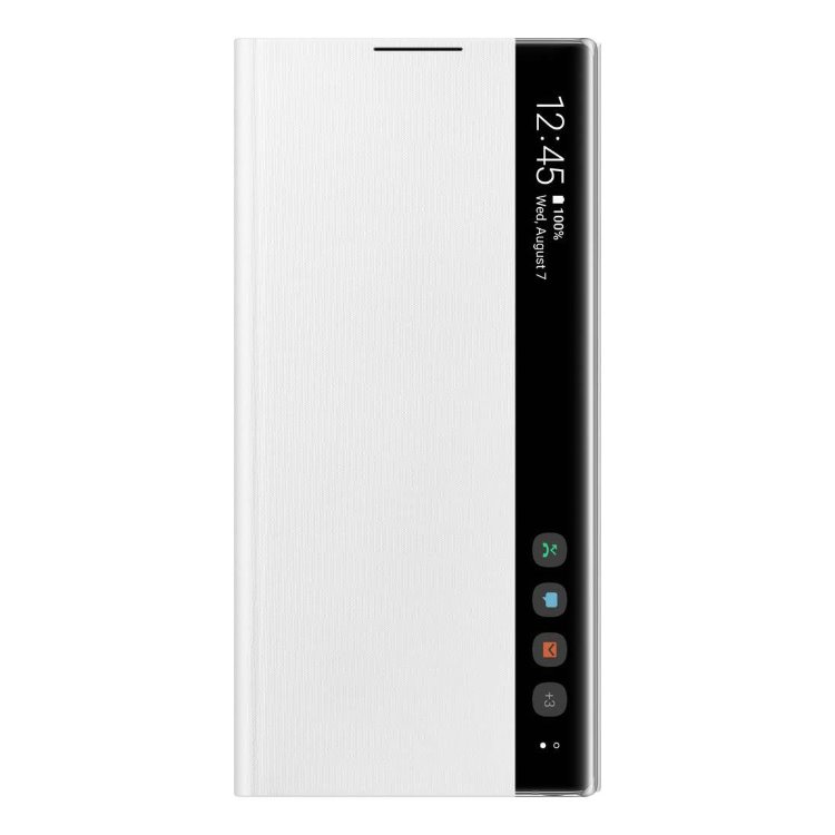 Puzdro Samsung Clear View Cover EF-ZN970CWE pre Samsung Galaxy Note 10 - N970F, White