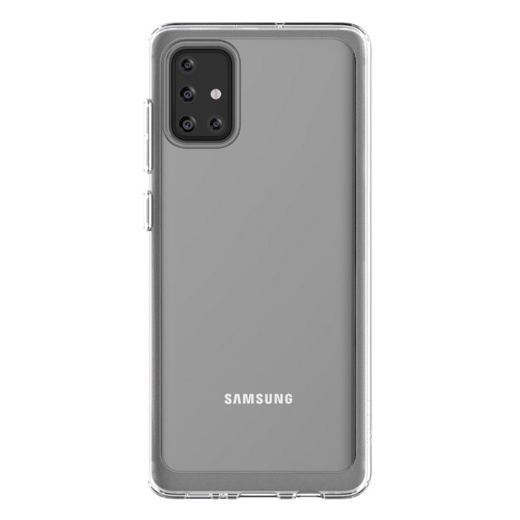 Puzdro Samsung Clear Cover GP-FP715K pre Samsung Galaxy A71 - A715F, Transparent