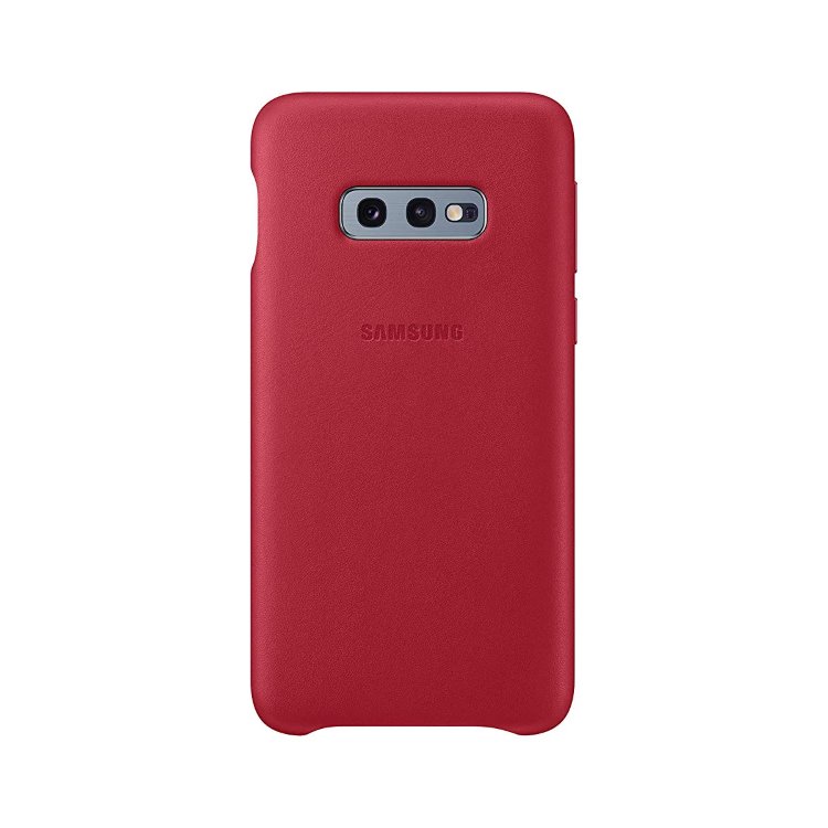 Puzdro Samsung Leather Cover EF-VG970LRE pre Samsung Galaxy S10e - G970F, Red