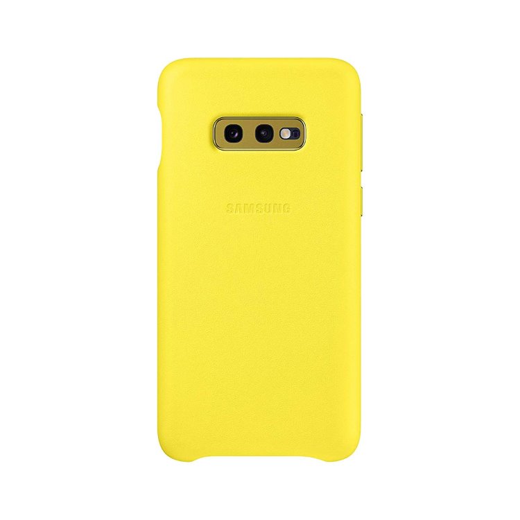 Puzdro Samsung Leather Cover EF-VG970LYE pre Samsung Galaxy S10e - G970F, Yellow