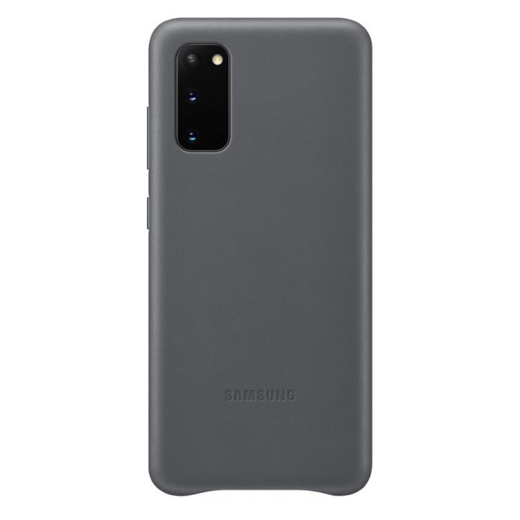 Puzdro Samsung Leather Cover EF-VG980LJE pre Samsung Galaxy S20 - G980F, Gray