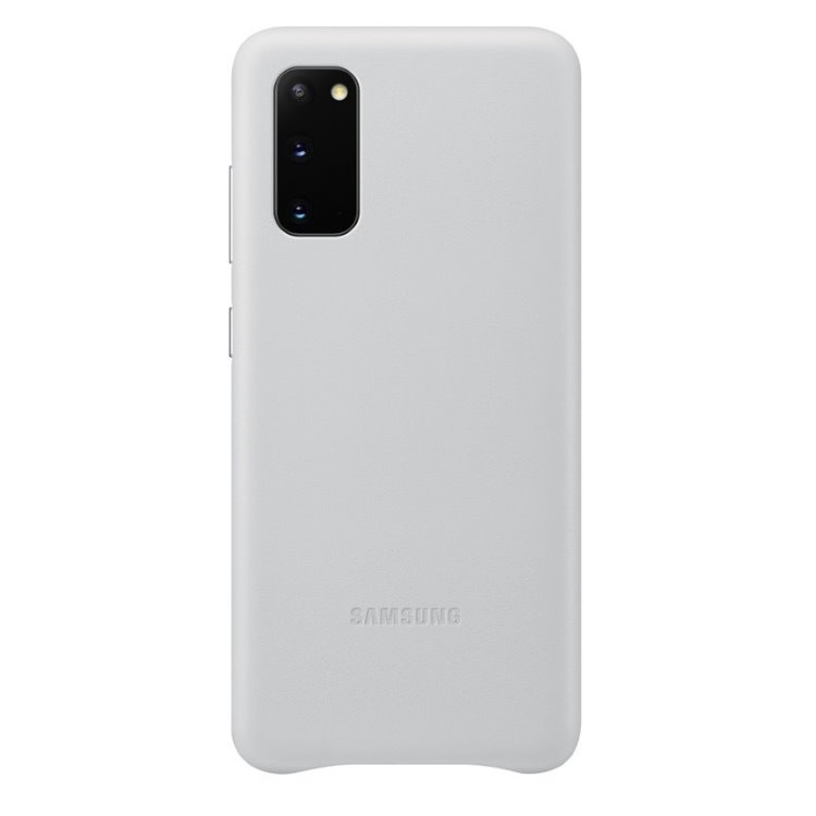 Puzdro Leather Cover pre Samsung Galaxy S20, light gray