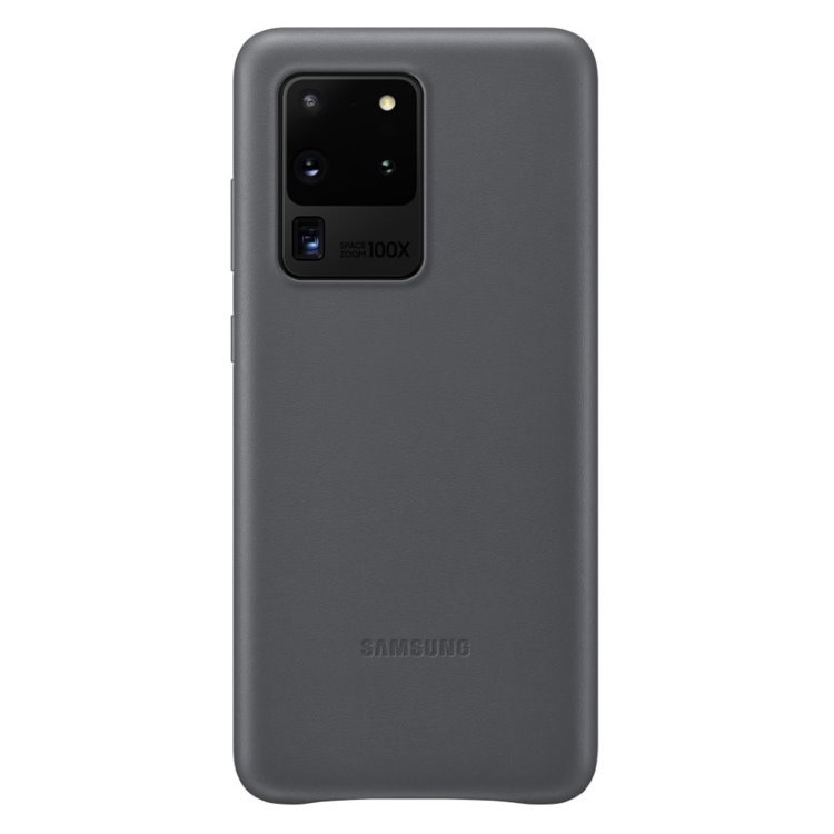 Puzdro Leather Cover pre Samsung Galaxy S20 Ultra, gray