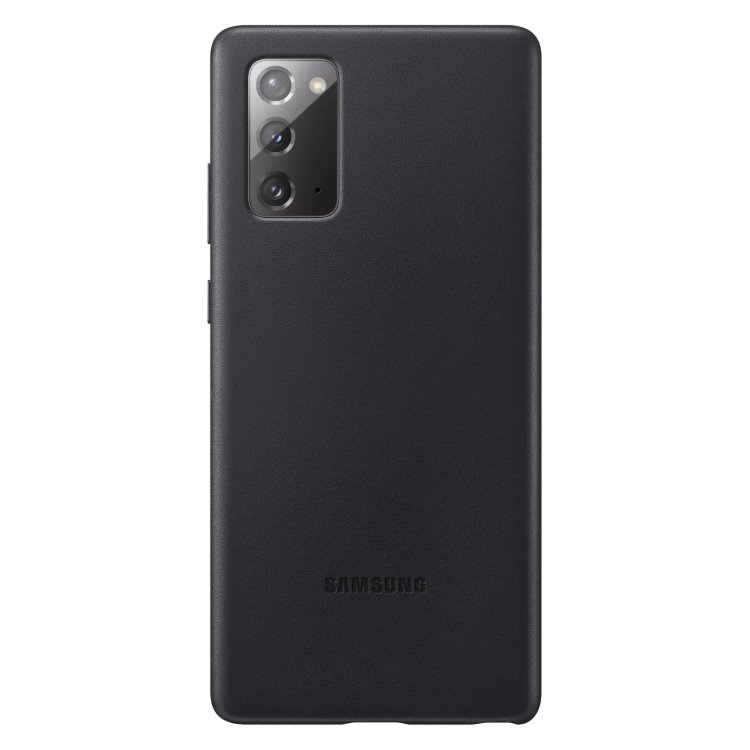 Puzdro Samsung Leather Cover pre Galaxy Note 20 - N980F, black (EF-VN980LBE)