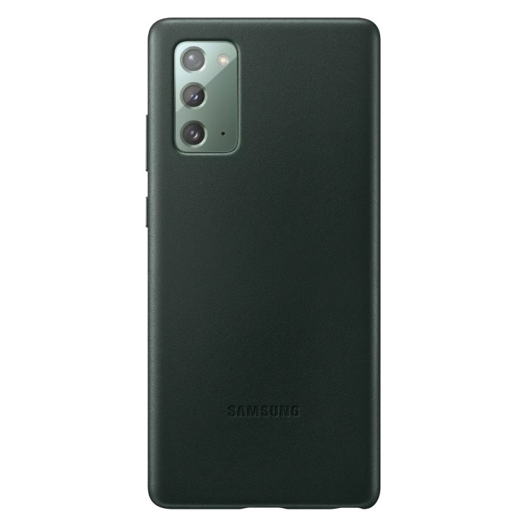 Puzdro Samsung Leather Cover pre Galaxy Note 20 - N980F, green (EF-VN980LGE)
