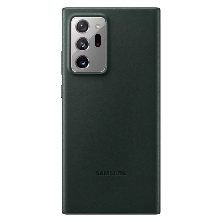 Puzdro Samsung Leather Cover pre Galaxy Note 20 Ultra 5G - N986B, green (EF-VN985LGE)