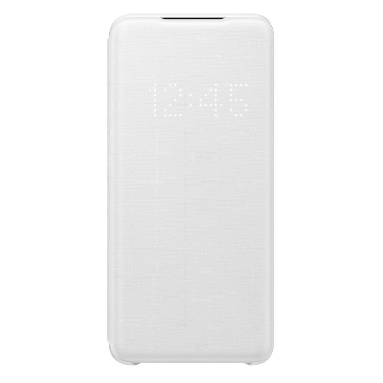 Puzdro LED View Cover pre Samsung Galaxy S20, white