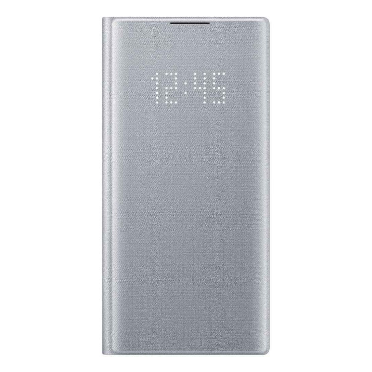 Puzdro Samsung LED View Cover EF-NN970PSE pre Samsung Galaxy Note 10 - N970F, Silver