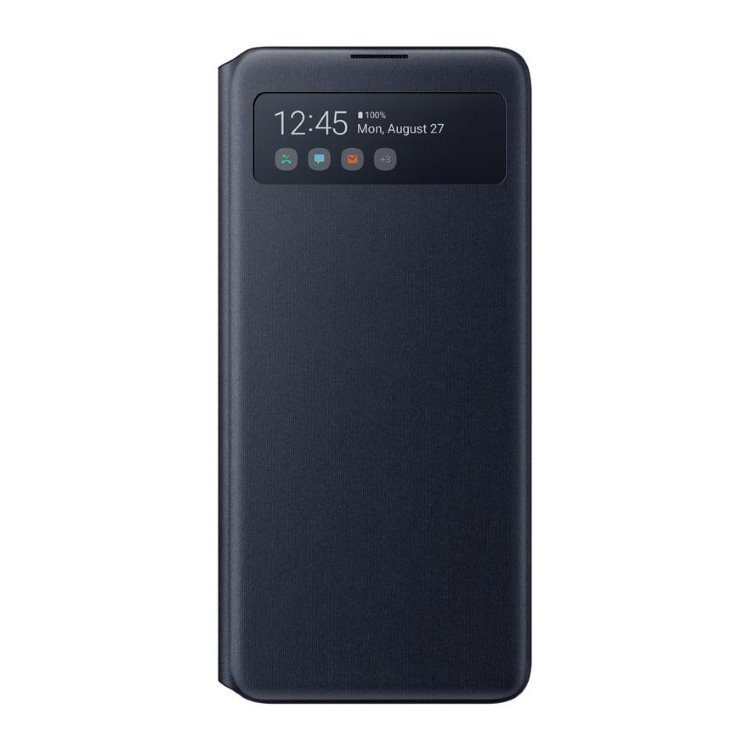 Puzdro Samsung S-View Wallet Cover EF-EN770PBE pre Samsung Galaxy Note 10 Lite - N770F, Black