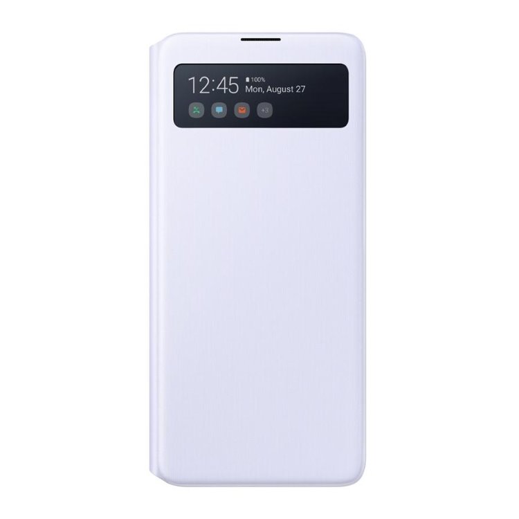 Puzdro Samsung S-View Wallet Cover EF-EN770PWE pre Samsung Galaxy Note 10 Lite - N770F, White