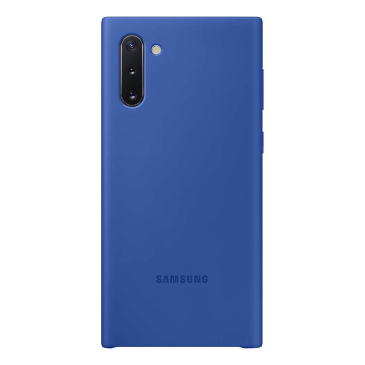 Puzdro Samsung Silicone Cover EF-PN970TLE pre Samsung Galaxy Note 10 - N970F, Blue