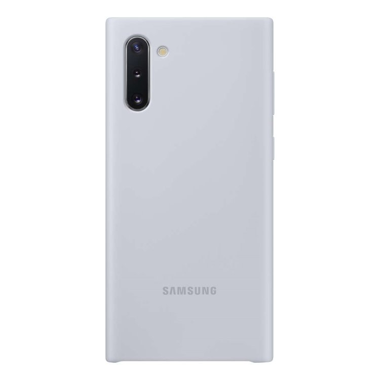 Puzdro Samsung Silicone Cover EF-PN970TSE pre Samsung Galaxy Note 10 - N970F, Silver