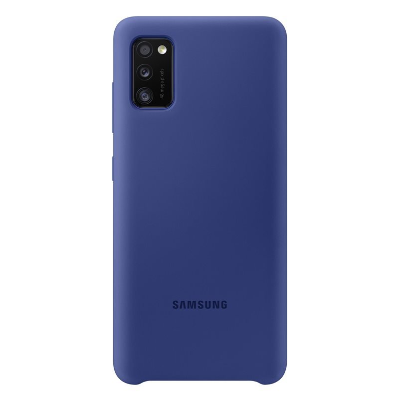 Puzdro Samsung Silicone Cover EF-PA415TLE pre Samsung Galaxy A41 - A415F, Blue