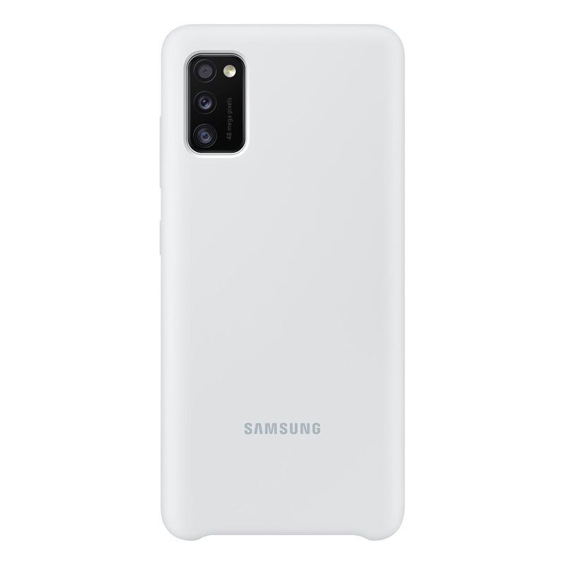 Puzdro Samsung Silicone Cover EF-PA415TWE pre Samsung Galaxy A41 - A415F, White
