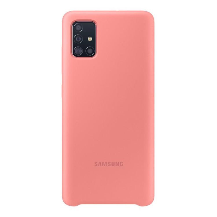 Puzdro Samsung Silicone Cover EF-PA515TPE pre Samsung Galaxy A51 - A515F, Pink