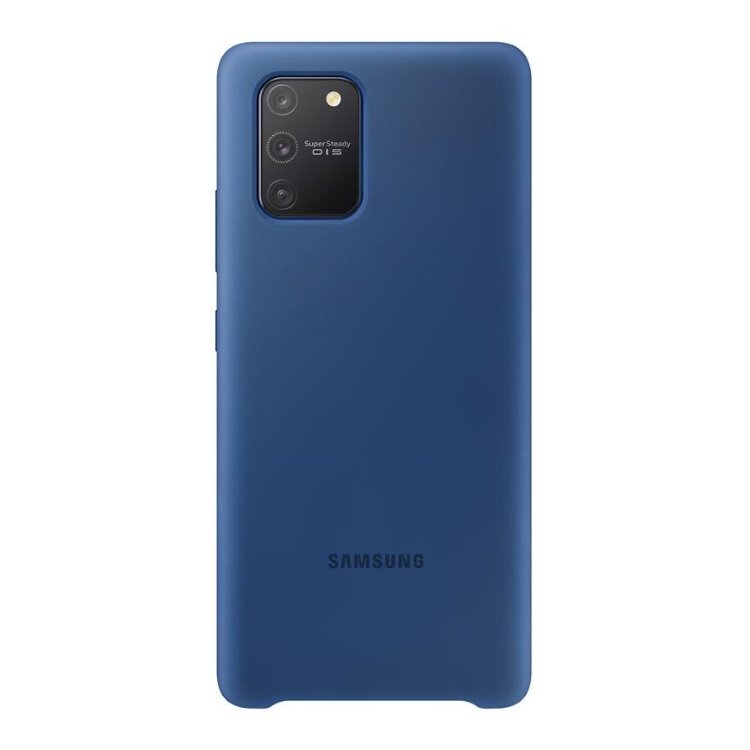 Puzdro Samsung Silicone Cover EF-PG770TLE pre Samsung Galaxy S10 Lite - G770F, Blue