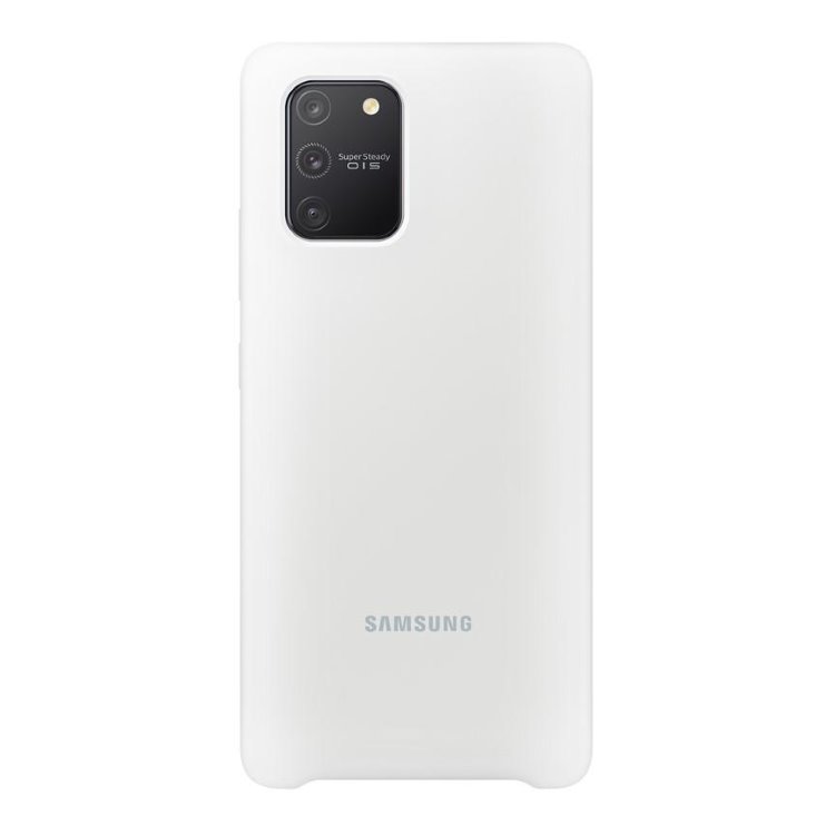 Puzdro Samsung Silicone Cover EF-PG770TWE pre Samsung Galaxy S10 Lite - G770F, White