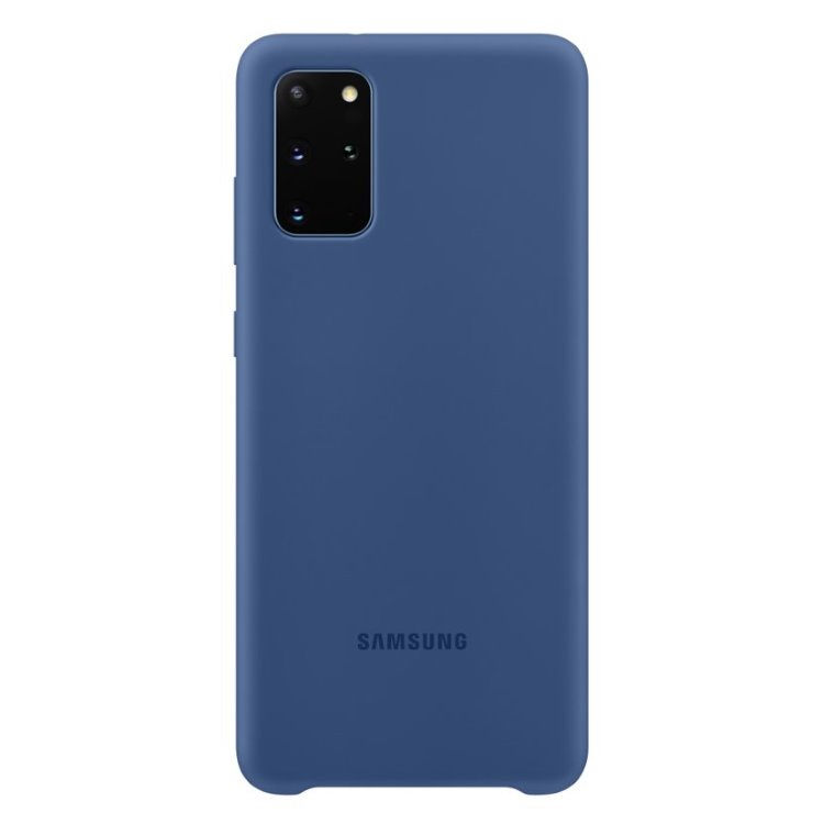 Puzdro Silicone Cover pre Samsung Galaxy S20 Plus, navy
