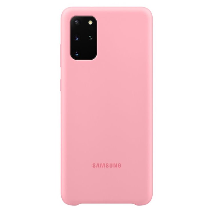 Puzdro Samsung Silicone Cover EF-PG985TPE pre Samsung Galaxy S20 Plus - G985F, Pink