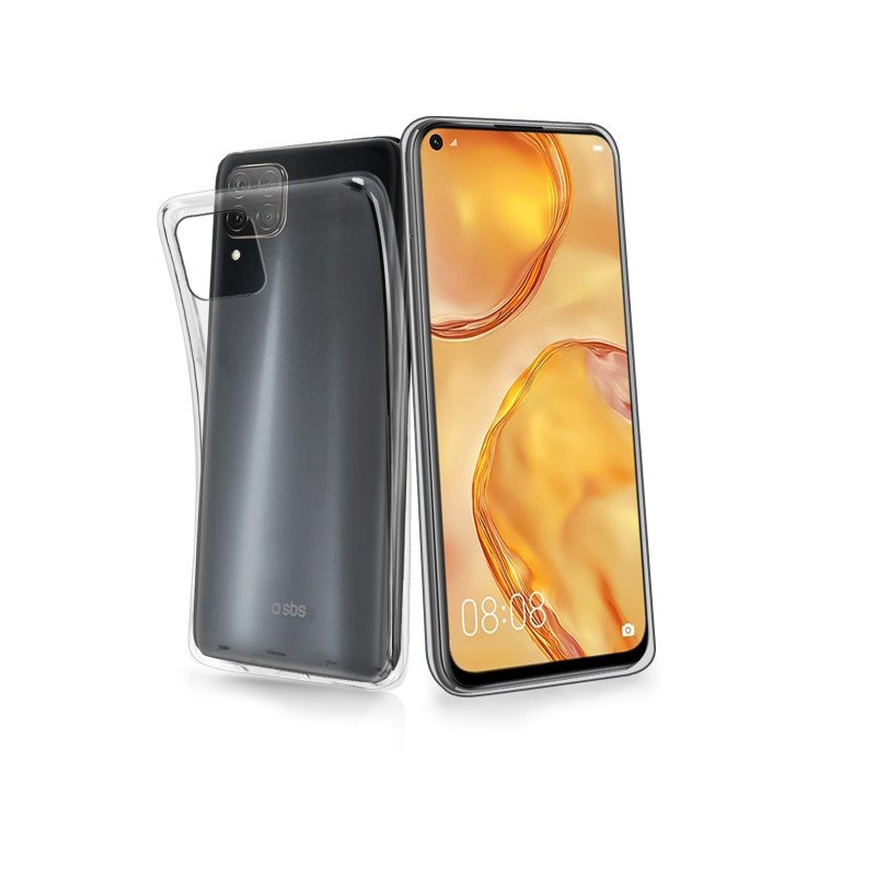 Zadný kryt SBS Skinny pre Huawei P40 Lite, transparentná