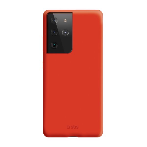 Puzdro SBS Vanity Cover pre Samsung Galaxy S21 Ultra - G998B, červené