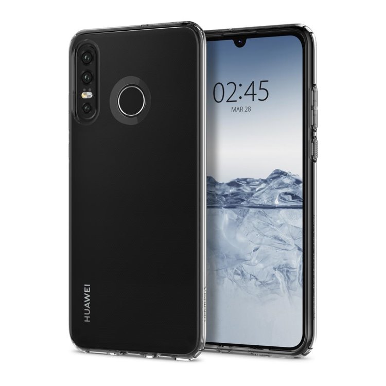 Puzdro Spigen Liquid Crystal pre Huawei P30 Lite, číre