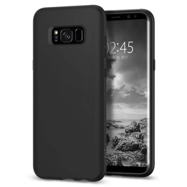 Puzdro Spigen Liquid Crystal pre Samsung Galaxy S8 Plus - G955F, Matte Black