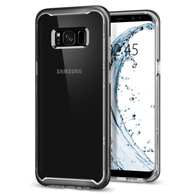 Puzdro Spigen Neo Hybrid Crystal pre Samsung Galaxy S8 - G950F, Gunmetal