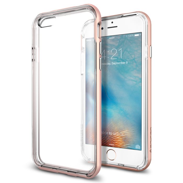 Puzdro Spigen Neo Hybrid EX pre Apple iPhone 6 a 6S, Rose Gold