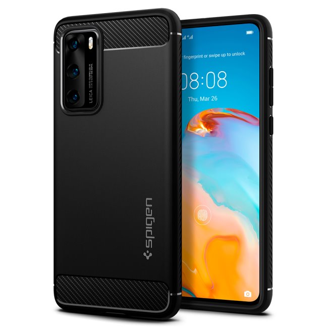 Puzdro Spigen Rugged Armor Case pre Huawei P40