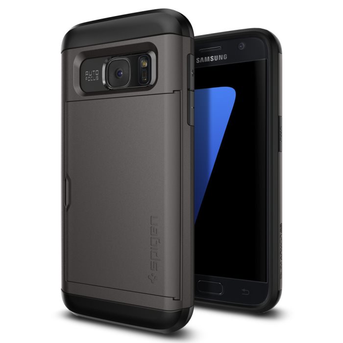 Puzdro Spigen Slim Armor CS pre Samsung Galaxy S7 - G930F, GunMetal
