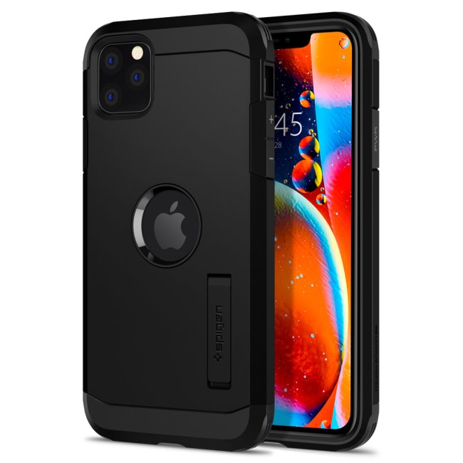 Puzdro Spigen Tough Armor pre Apple iPhone 11 Pro Max, Black