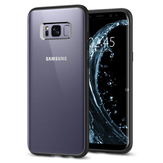 Puzdro Spigen Ultra Hybrid pre Samsung Galaxy S8 - G950F, Matte Black 565CS21628