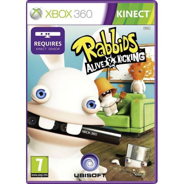 Raving Rabbids: Alive & Kicking [XBOX 360] - BAZÁR (použitý tovar)