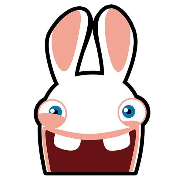 Raving Rabbid Mousepad - Bwaaah!