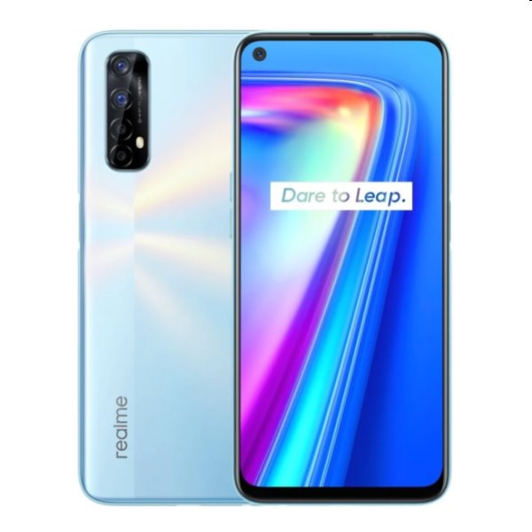 Realme 7, 6/64GB, Dual SIM, Mist White, Trieda A - použité, záruka 12 mesiacov