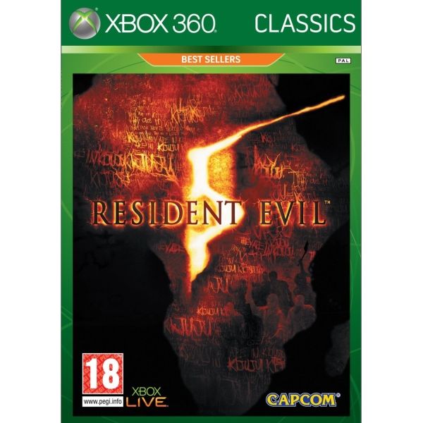Resident Evil 5 - XBOX 360- BAZÁR (použitý tovar)