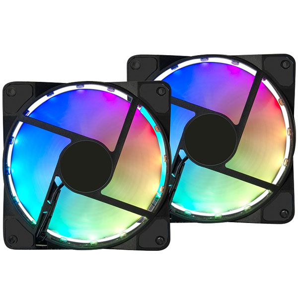 RGB ventilátory Speedlink Myx LED Fan Kit SL-600606-MTCL