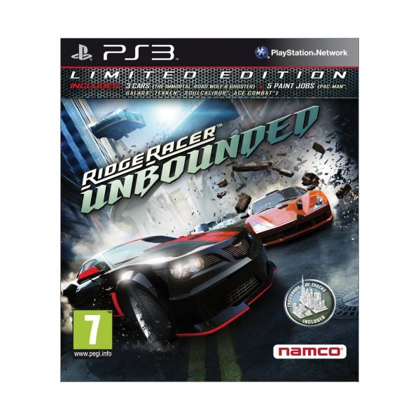 Ridge Racer: Unbounded (Limited Edition) [PS3] - BAZÁR (použitý tovar)